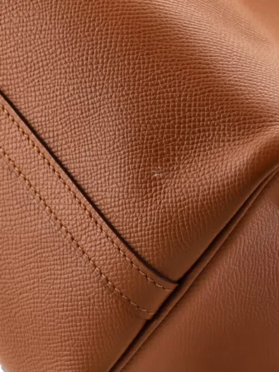 Pre-owned Hermes Picotin Lock Bag Tressage Epsom Pm Bucket Bag In Blue