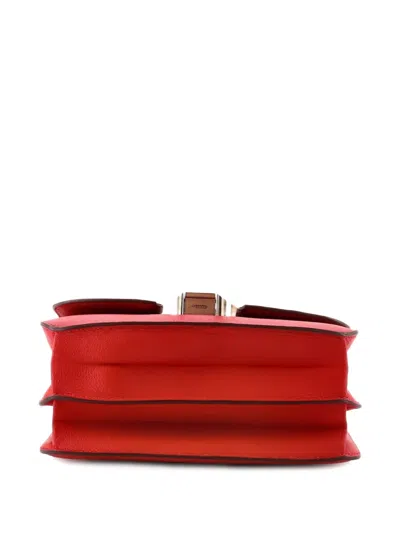 Pre-owned Hermes 2002 Evercolor 20 Shoulder Bag In Red