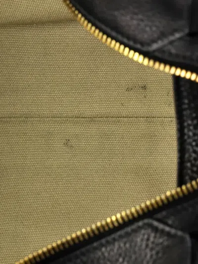 Pre-owned Prada Convertible Top Handle Satchel Vitello Daino Medium Shoulder Bag In Black