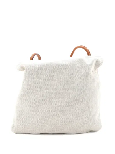 Pre-owned Hermes Aline Bag Toile Mm Crossbody Bag In Neutral