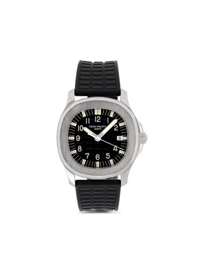 Pre-owned Patek Philippe Aquanaut 36mm Watch In Black