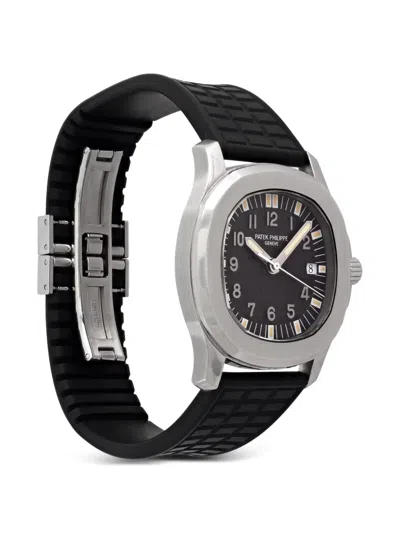 Pre-owned Patek Philippe Aquanaut 36mm Watch In Black