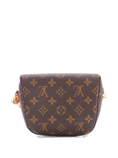 Pre-owned Louis Vuitton Bum Bag Monogram Canvas Mini Belt Bag In Brown