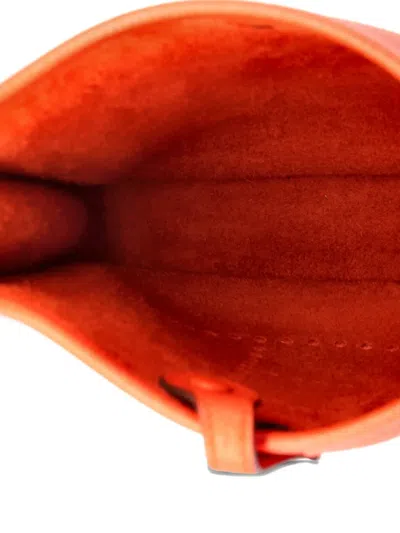 Pre-owned Hermes Evelyne Bag Gen Iii Clemence Tpm Crossbody Bag In Orange