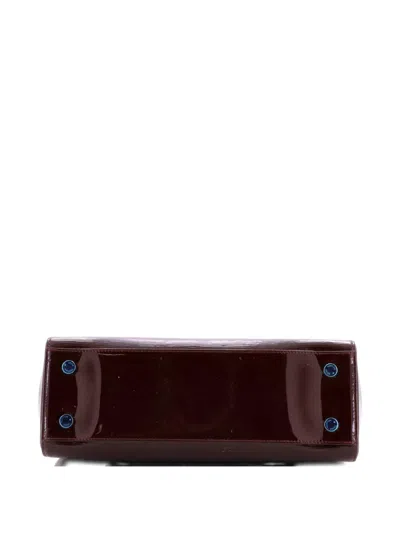 Pre-owned Louis Vuitton Brea Handbag Electric Epi Leather Mm Tote Bag In Red