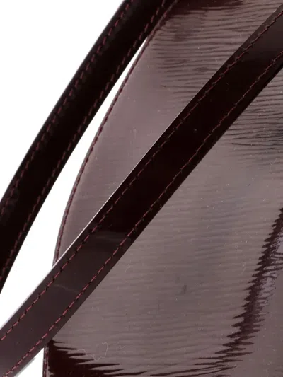 Pre-owned Louis Vuitton Brea Handbag Electric Epi Leather Mm Tote Bag In Red