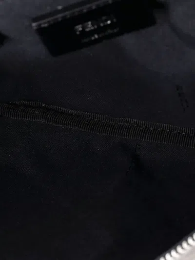 Pre-owned Fendi Zip Zucca Coated Canvas And Leather Belt Bag In Brown