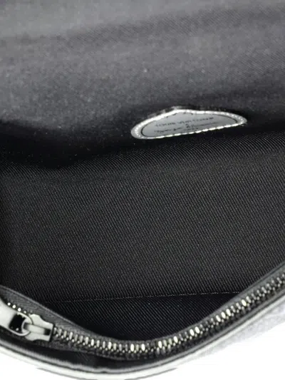 Pre-owned Louis Vuitton Steamer Wearable Wallet Yayoi Kusama Painted Dots Monogram Eclipse Canvas Crossbody Bag In Black