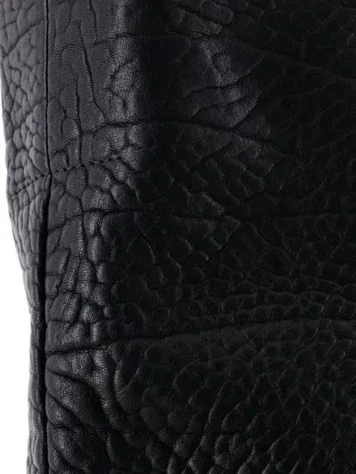 Pre-owned Prada Triangle Calfskin Shoulder Bag In Black