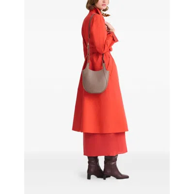 Longchamp Taupe Le Foulonne Small Crossbody Bag In Brown