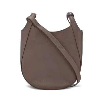 Longchamp Taupe Le Foulonne Small Crossbody Bag In Brown
