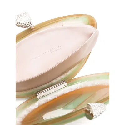 Benedetta Bruzziches Armonia Clutch Bag In Green