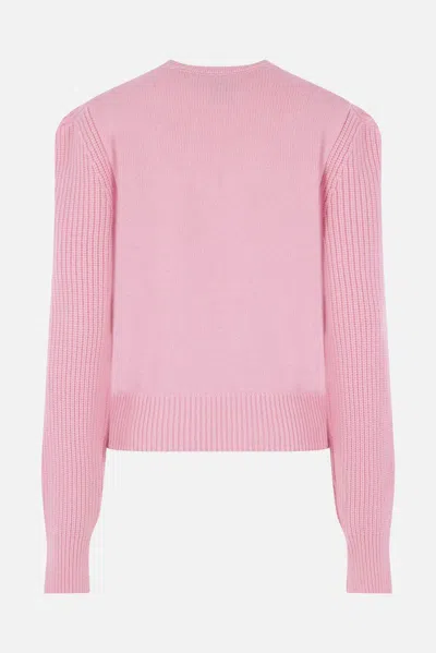 Sa Su Phi Ribbed Knitwear In Pink