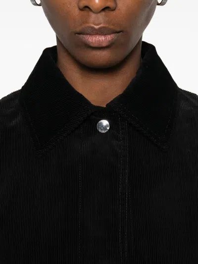 Totême Pocket Overshirt Jacket In Black