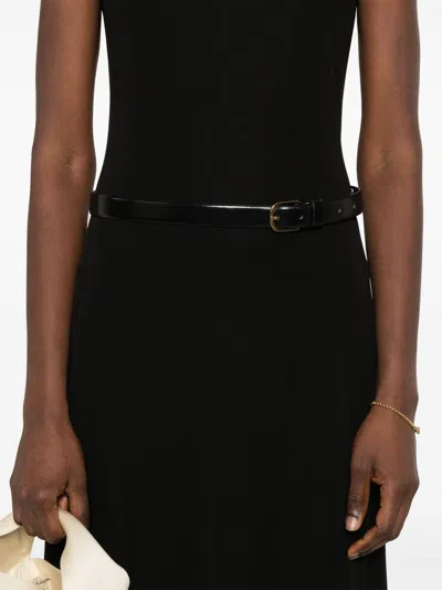 Totême Toteme Jersey Long Dress In Black