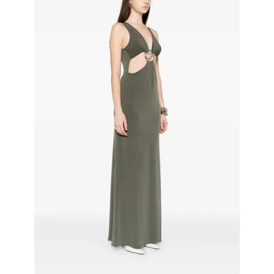 Coperni Sleeveless Dress In Green