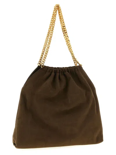 Stella Mccartney Falabella Drawstring Shoulder Bags Brown