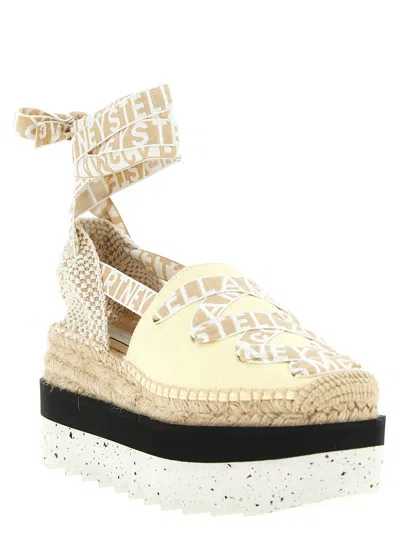Stella Mccartney Gaia Espadrilles In Yellow
