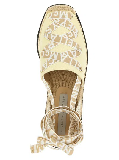 Stella Mccartney Gaia Espadrilles In Yellow