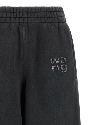 Alexander Wang T Hotfix Logo Joggers In Black