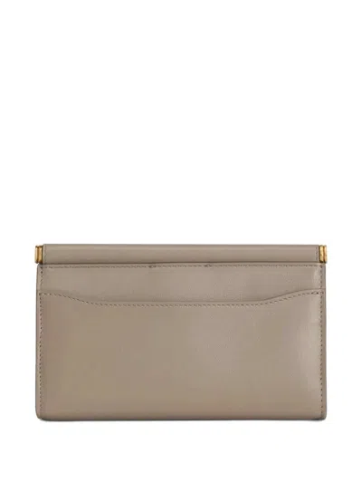 Dolce & Gabbana Clasp-fastening Leather Mini Bag In Neutral