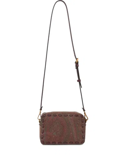 Etro Shoulder Threading Arnica Bags In Brown