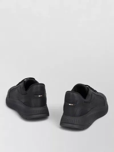 Hugo Boss Boss Sneakers Ttnm Evo With Jacquard Monogram In Black