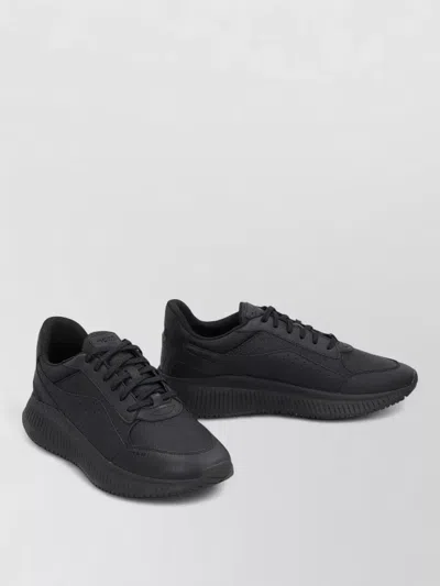 Hugo Boss Boss Sneakers Ttnm Evo With Jacquard Monogram In Black