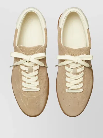 Tory Burch Phoenix Sneaker Contrast Heel Tab Rubber In Neutral