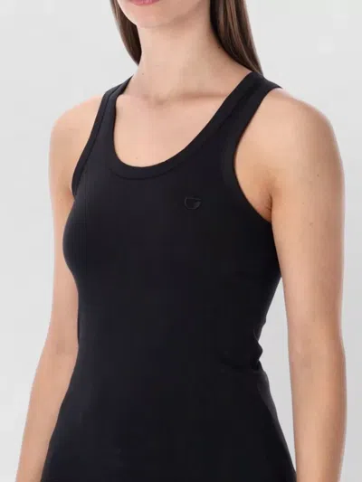 Coperni Logo Tank Top Fitted Scoop Neck In Black