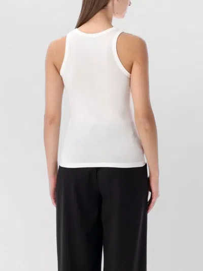 Coperni White Embroidered Tank Top In White