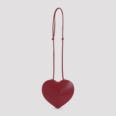 Alaïa Shoulder Bag Heart Shape Suede Leather