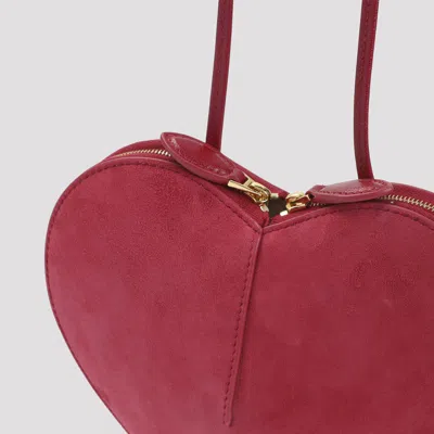 Alaïa Shoulder Bag Heart Shape Suede Leather