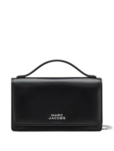 Marc Jacobs Mini Crossbody Bag Chain Strap Mirror Handle In Black