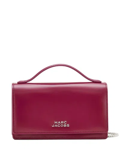 Marc Jacobs Mirror Mini Bag Chain Strap Flowers Handle In Red