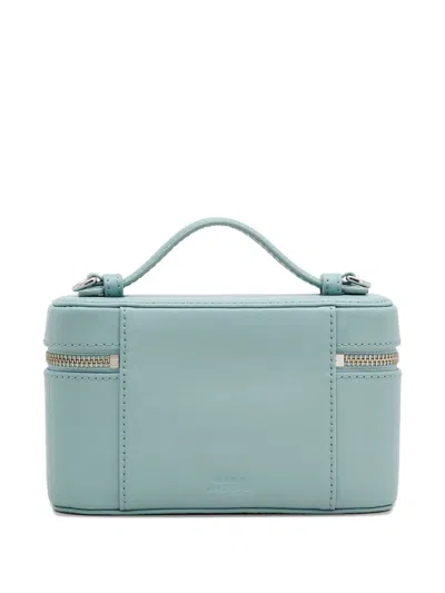 Marc Jacobs The Vanity Leather Crossbody Bag In Blue
