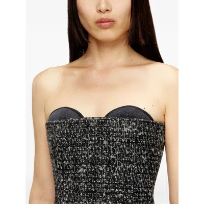 Diesel Tops Gray, Black In Black