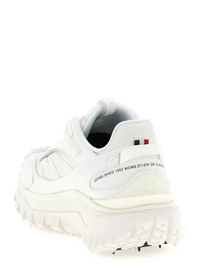 Moncler Waterproof Trailgrip Gtx Sneakers With Carbon Fiber In White