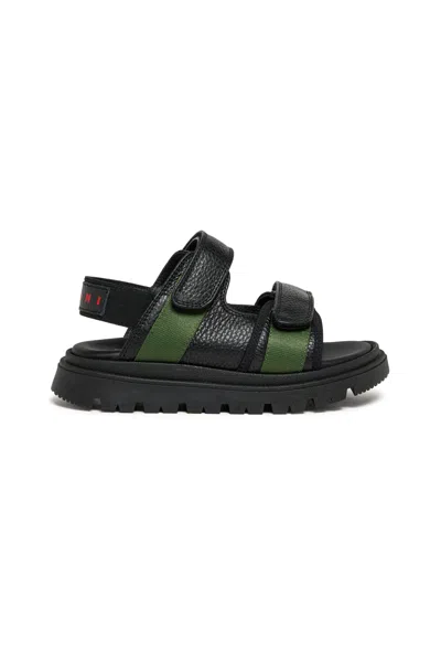 Marni Sporty Sandals With Logo In Multi