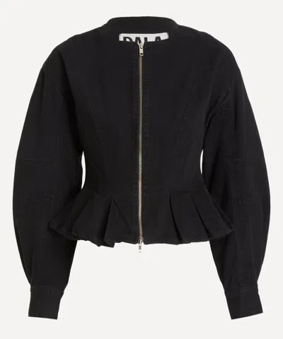 Dala Women's Peplum Jacket In Black