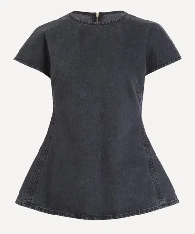 Dala Women's Linear T-shirt In Gray