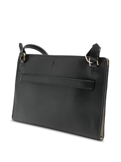 Totême Toteme Belted Leather Crossbody Bag In Black