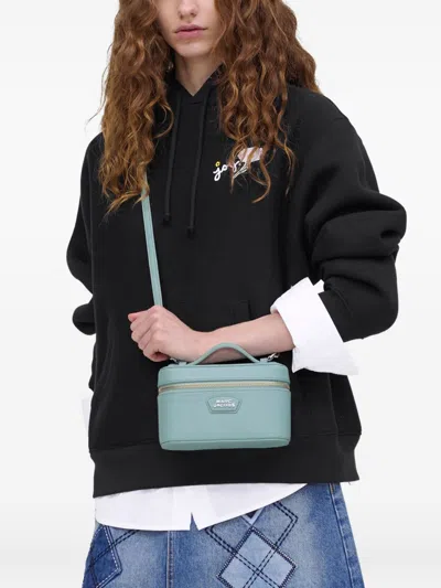 Marc Jacobs The Vanity Leather Crossbody Bag In Blue
