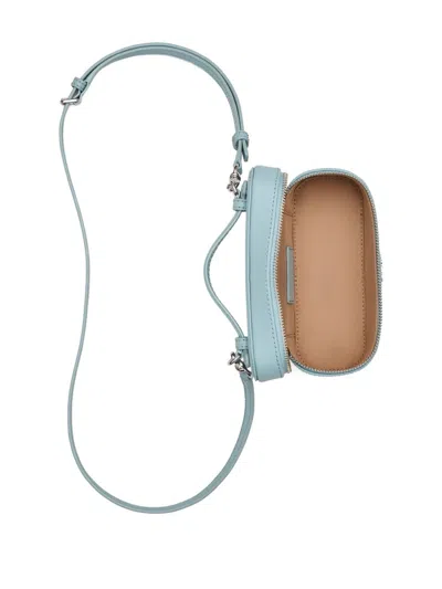Marc Jacobs The Vanity Leather Crossbody Bag In Blue