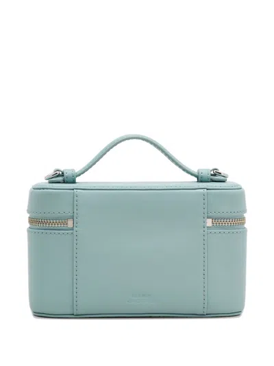 Marc Jacobs The Vanity Leather Crossbody Bag In Blue