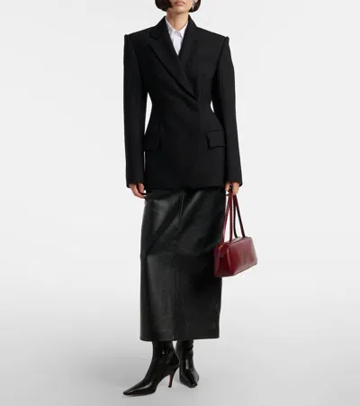 Amina Muaddi Jamie Ankle Boots Pointed Toe Leather In Multi