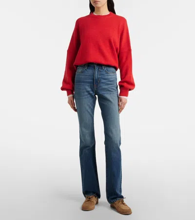 Slvrlake Jade High-rise Bootcut Jeans In Blue