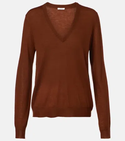 Joseph Cashmere Sweater In Brown
