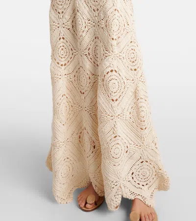 Ulla Johnson Annalisa Crochet Cotton Maxi Dress In Multi