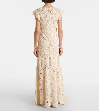Ulla Johnson Annalisa Crochet Cotton Maxi Dress In Multi